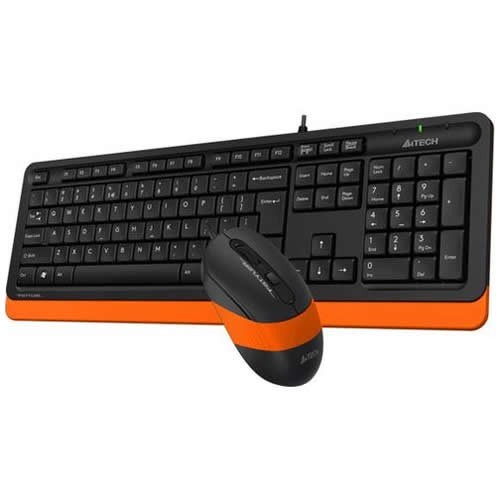 Комплект проводной A4Tech Fstyler F1010 USB Black/Orange (Черный/Оранжевый) 3