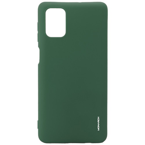 Силиконовая накладка для Samsung Galaxy A51 Monarch Green (Зеленая) 1