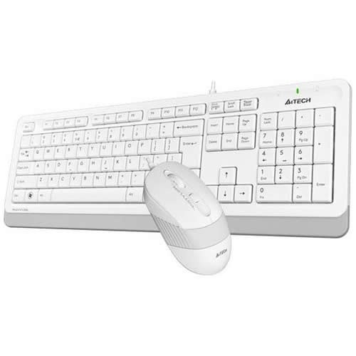 Комплект проводной A4Tech Fstyler F1010 USB White/Grey (Белый/Серый) 3