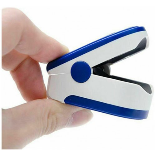 Цифровой пульсоксиметр Fingertip Pulse Oximeter Blue (Синий) 2