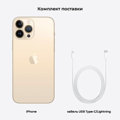 Смартфон Apple iPhone 13 Pro Max 128Gb Gold (Золотистый) MLLT3RU/A 7