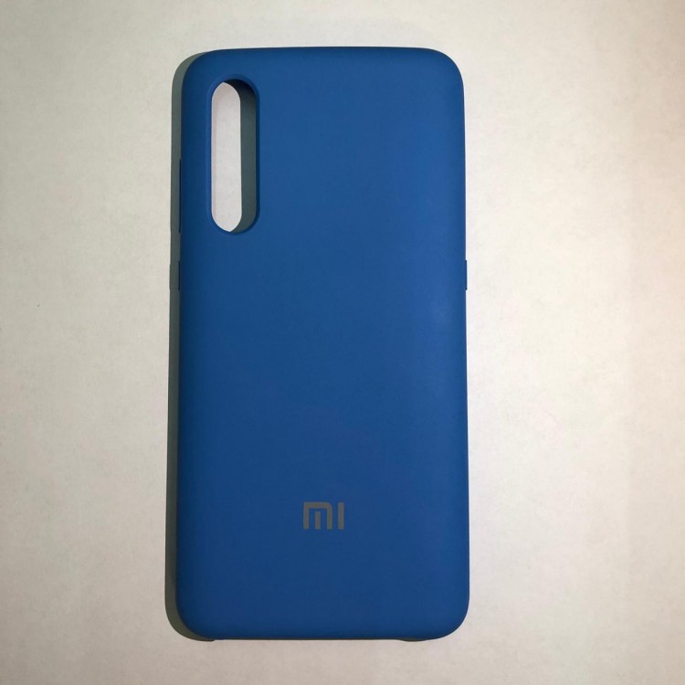 Силиконовая накладка для Xiaomi Mi 9 (Синяя) 1