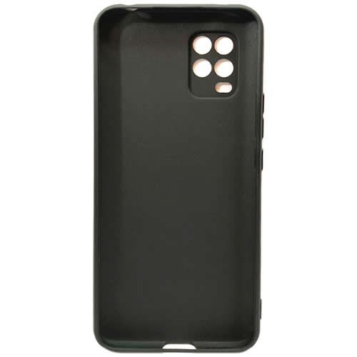Силиконовая накладка для Xiaomi Mi 10 Lite Monarch Black (Черная) 2