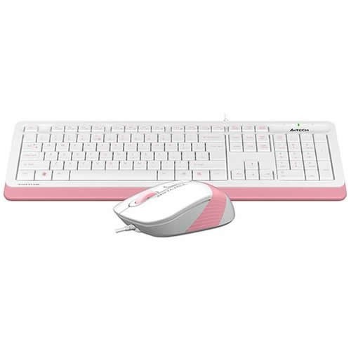 Комплект проводной A4Tech Fstyler F1010 USB White/Rose (Белый/Розовый) 4