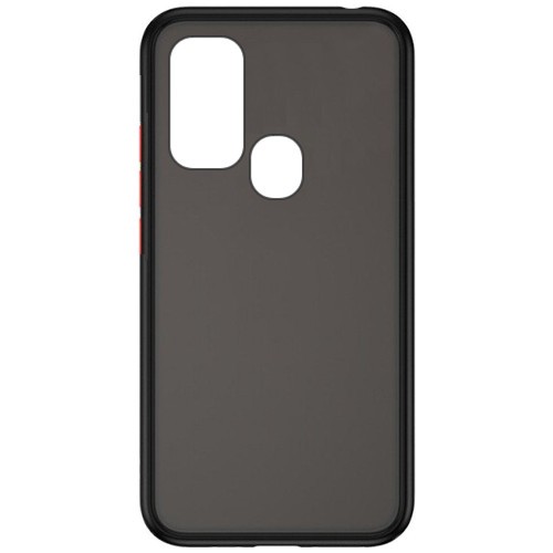 Силиконовая накладка для Samsung Galaxy M31 Skin Feeling (Черная рамка) 1