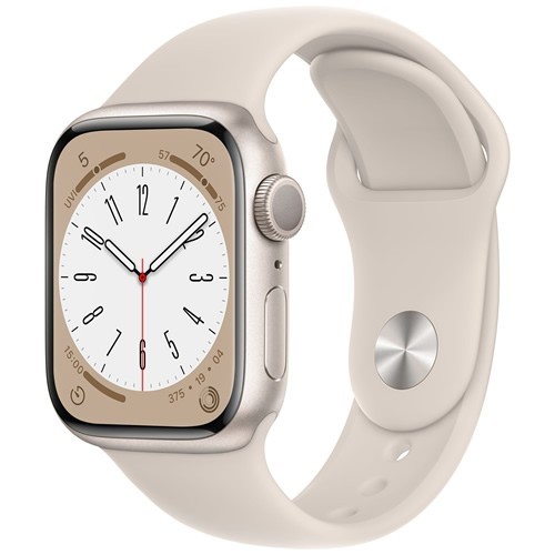 Умные часы Apple Watch Series 8 45 мм Starlight Aluminium Case, Starlight Sport Band M/L 1