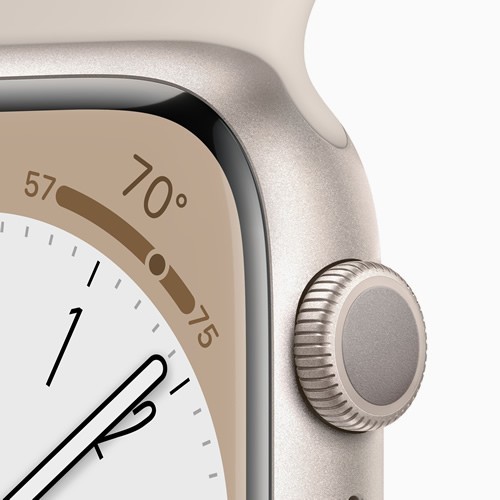 Умные часы Apple Watch Series 8 45 мм Starlight Aluminium Case, Starlight Sport Band M/L 3