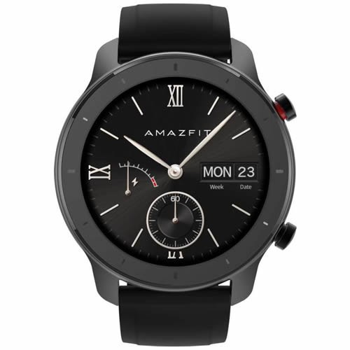 Часы Amazfit GTR 42 мм Aluminium Case, Silicone Strap Starry Black (Черный) 2