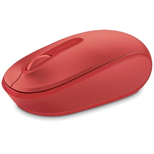 Беспроводная мышь Microsoft Mobile Mouse 1850 USB оптическая (U7Z-00034) Flame Red (Красная) 3
