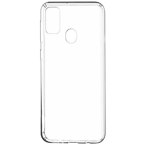 Силиконовая накладка для Samsung Galaxy M21 2мм в упаковке (Прозрачная) 1