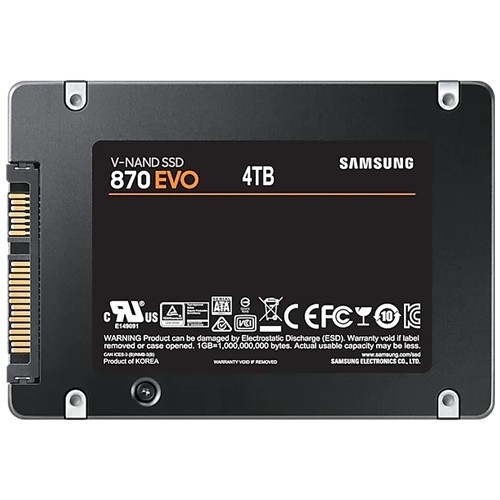 Твердотельный накопитель Samsung 870 EVO SATA 2.5" SSD 4Tb MZ-77E4T0BW 2