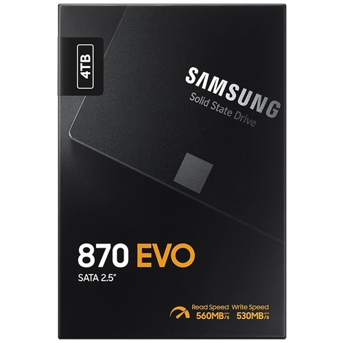 Твердотельный накопитель Samsung 870 EVO SATA 2.5" SSD 4Tb MZ-77E4T0BW 7