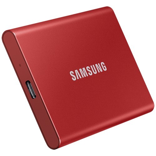 Внешний накопитель Samsung T7 SSD USB 3.2 500Gb Red (Красный) MU-PC500R/WW 5