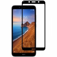 Защитное стекло для Xiaomi Redmi 7А 5D Черное