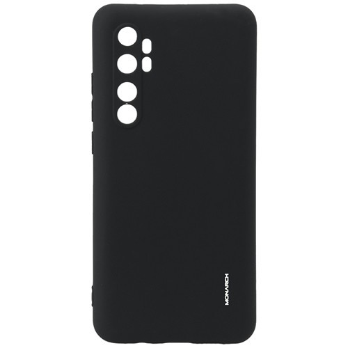 Силиконовая накладка для Xiaomi Mi Note 10 Lite Monarch Black (Черная) 1