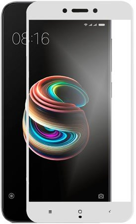 Защитное стекло для Xiaomi Redmi Note 5A 4D Белое 1