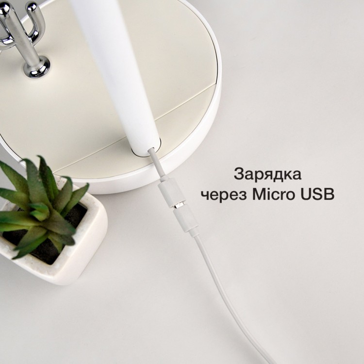 Зеркало косметическое настольное Xiaomi Lofree LED Beauty Mirror с подсветкой White (Белый) 5
