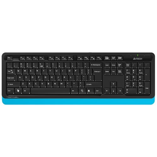 Комплект беспроводной A4Tech Fstyler FG1010 USB Black/Blue (Черный/Голубой) 2