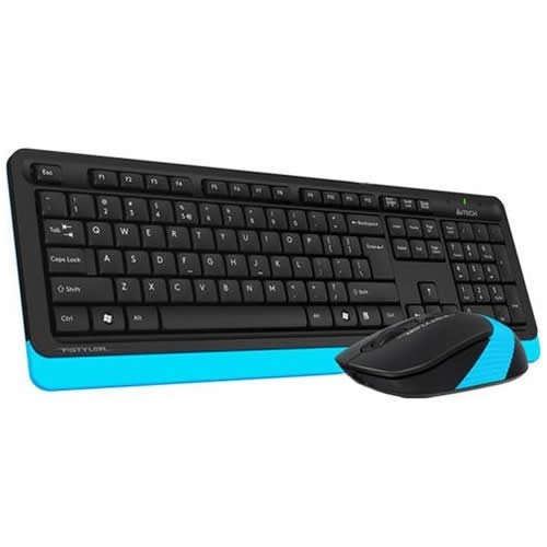 Комплект беспроводной A4Tech Fstyler FG1010 USB Black/Blue (Черный/Голубой) 5