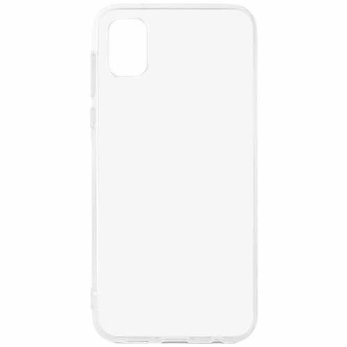 Силиконовая накладка для Samsung Galaxy A31 2мм в упаковке (Прозрачная) 1