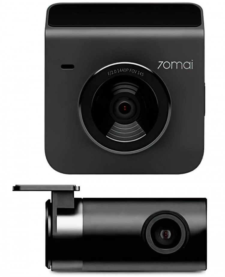 Видеорегистратор Xiaomi 70Mai Dash Cam A400+Rear Cam Set (с камерой заднего вида RC09) Black (Черный) Global Version  1