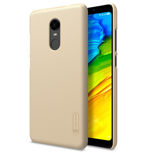 Nillkin Frosted Shield пластиковая накладка для Xiaomi redmi 5 Plus (золотая) 1
