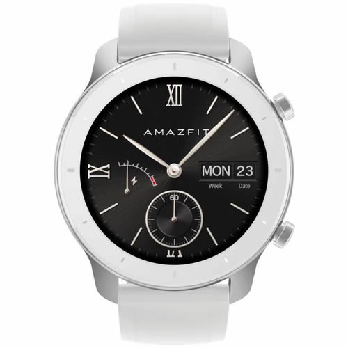 Часы Amazfit GTR 42 мм Aluminium Case, Silicone Strap Moonlight White (Белый) 2