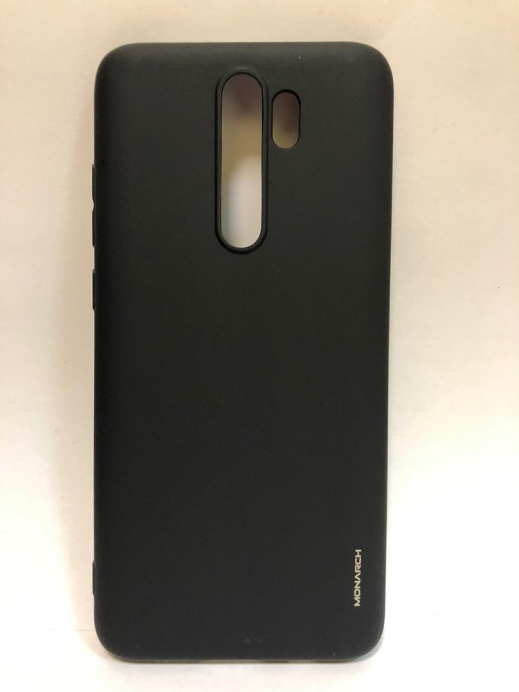 Силиконовая накладка для Xiaomi redmi Note 8 Pro черная MONARCH 1