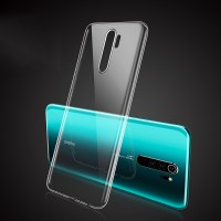 Силиконовая накладка для Xiaomi redmi Note 8 pro (Прозрачная) MONARCH