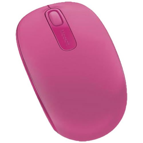 Беспроводная мышь Microsoft Mobile Mouse 1850 USB оптическая (U7Z-00065) Magenta (Малиновая) 2