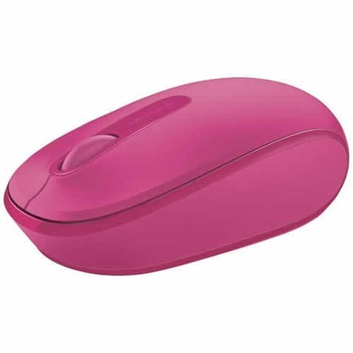Беспроводная мышь Microsoft Mobile Mouse 1850 USB оптическая (U7Z-00065) Magenta (Малиновая) 3