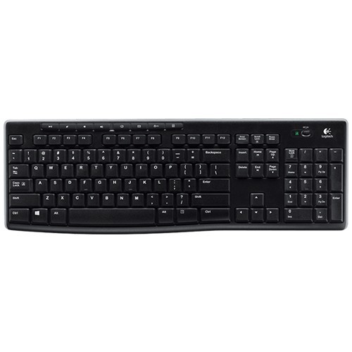 Беспроводная клавиатура Logitech K270 Wireless Keyboard USB Black (Черная) 1