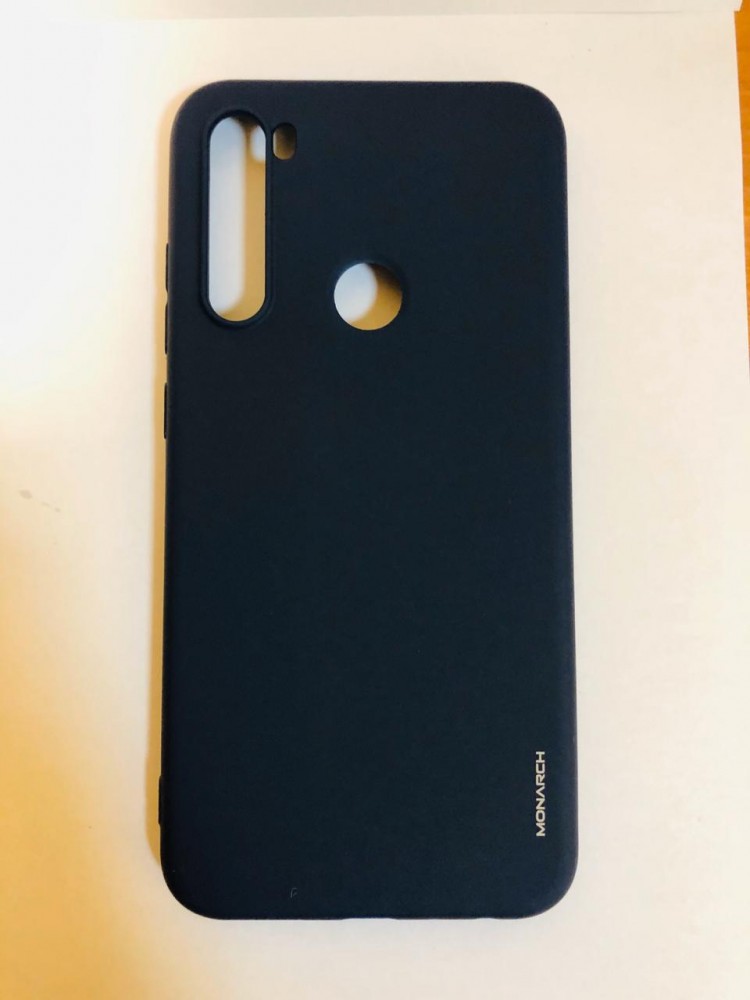 Силиконовая накладка для Xiaomi redmi Note 8 синяя MONARCH 1