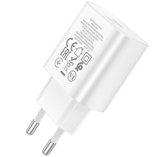 Сетевое зарядное устройство Hoco N22 Jetta PD25W White (Белый) без кабеля 3