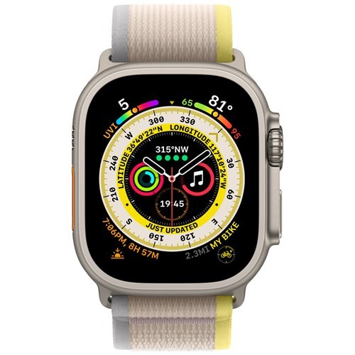Умные часы Apple Watch Ultra 49 мм Titanium Case Yellow/Beige Trail Loop M/L 2