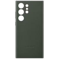Клип-кейс Leather для Samsung Galaxy S23 Ultra (Бледно-зеленый)