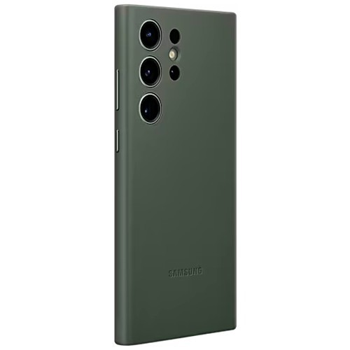 Клип-кейс Leather для Samsung Galaxy S23 Ultra (Бледно-зеленый) 3