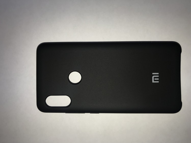 Чехол накладка с логотипом Mi для Xiaomi redmi Note 5 Черная 1