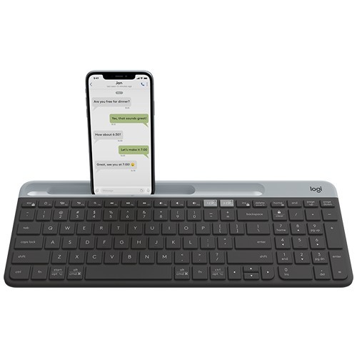 Беспроводная клавиатура Logitech K580 Wireless Bluetooth Keyboard USB Dark Grey (Серая) 3