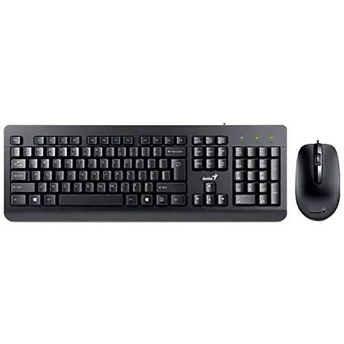 Комплект проводной Genius KM-160 USB Black (Черный) 1
