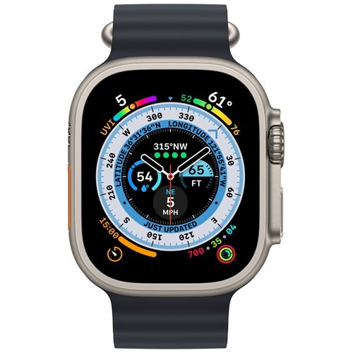 Умные часы Apple Watch Ultra 49 мм Titanium Case Black Ocean Band 2