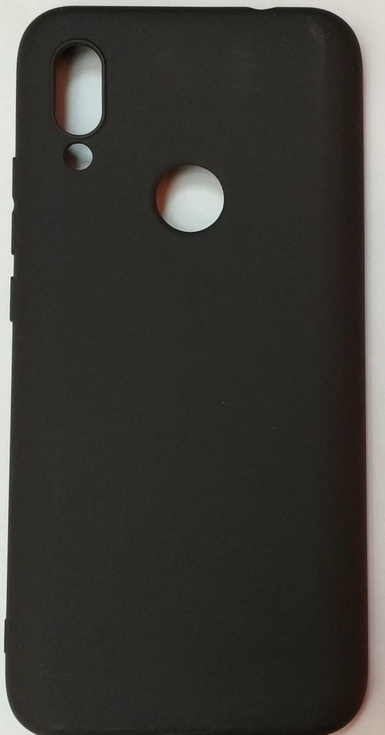 Силиконовая накладка для Xiaomi Redmi 7 (Черная) 1