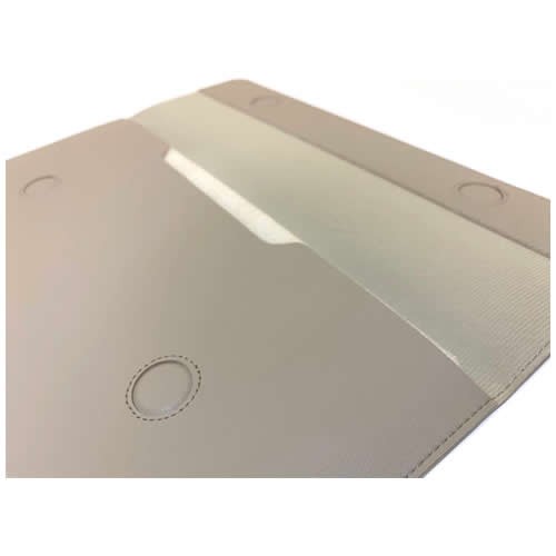 Чехол для Xiaomi Mi Notebook эко-кожа 15.6" Grey (Серый) 3