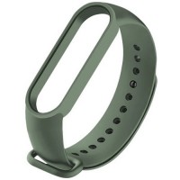 Силиконовый браслет для Xiaomi Mi Band 5 (Хаки)