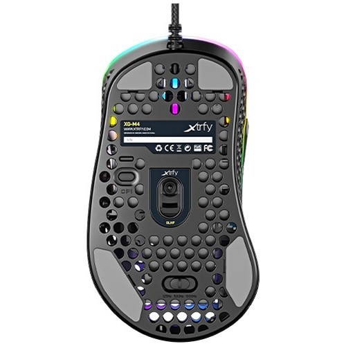 Проводная мышь Xtrfy M4 RGB USB оптическая Black (Черная) 2