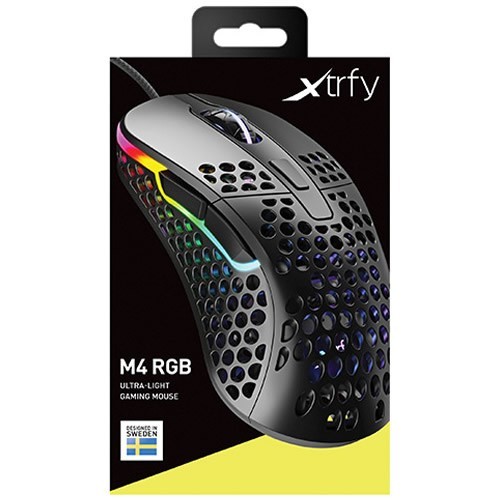 Проводная мышь Xtrfy M4 RGB USB оптическая Black (Черная) 7
