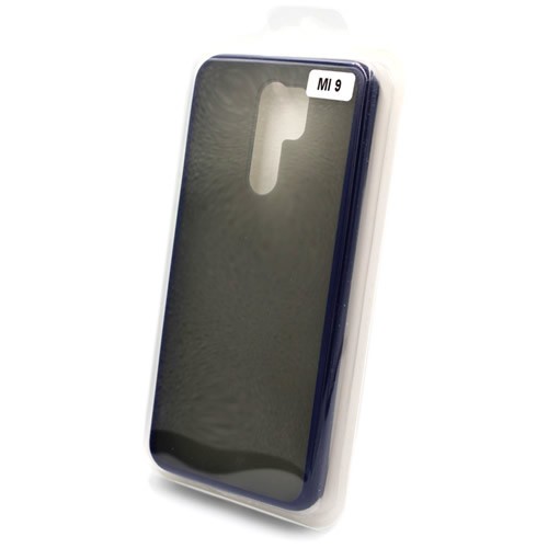 Силиконовая накладка для Xiaomi Redmi 9 Skin Feeling (Синяя рамка) 2