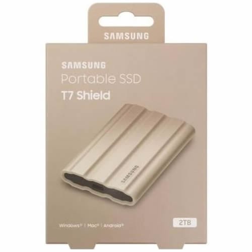 Внешний накопитель Samsung T7 Shield SSD USB 3.2 2Tb Beige (Бежевый) MU-PE2T0K/WW 7