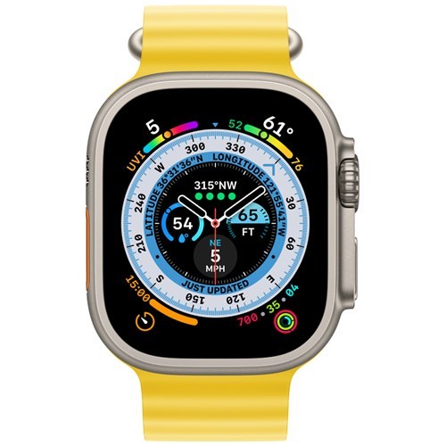 Умные часы Apple Watch Ultra 49 мм Titanium Case Yellow Ocean Band 2