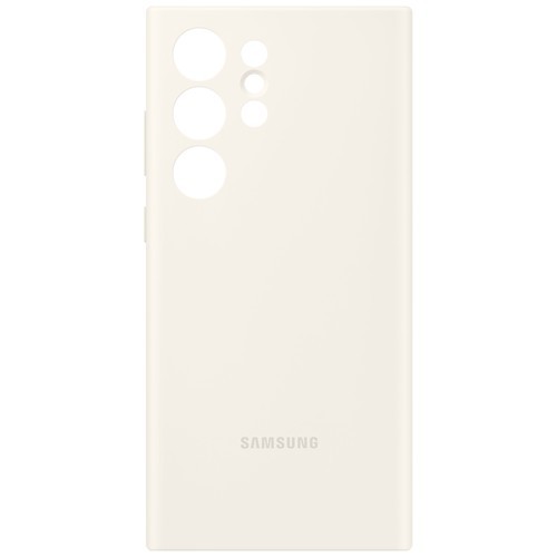 Клип-кейс Silicone Case для Samsung Galaxy S23 Ultra (Кремовый) 1